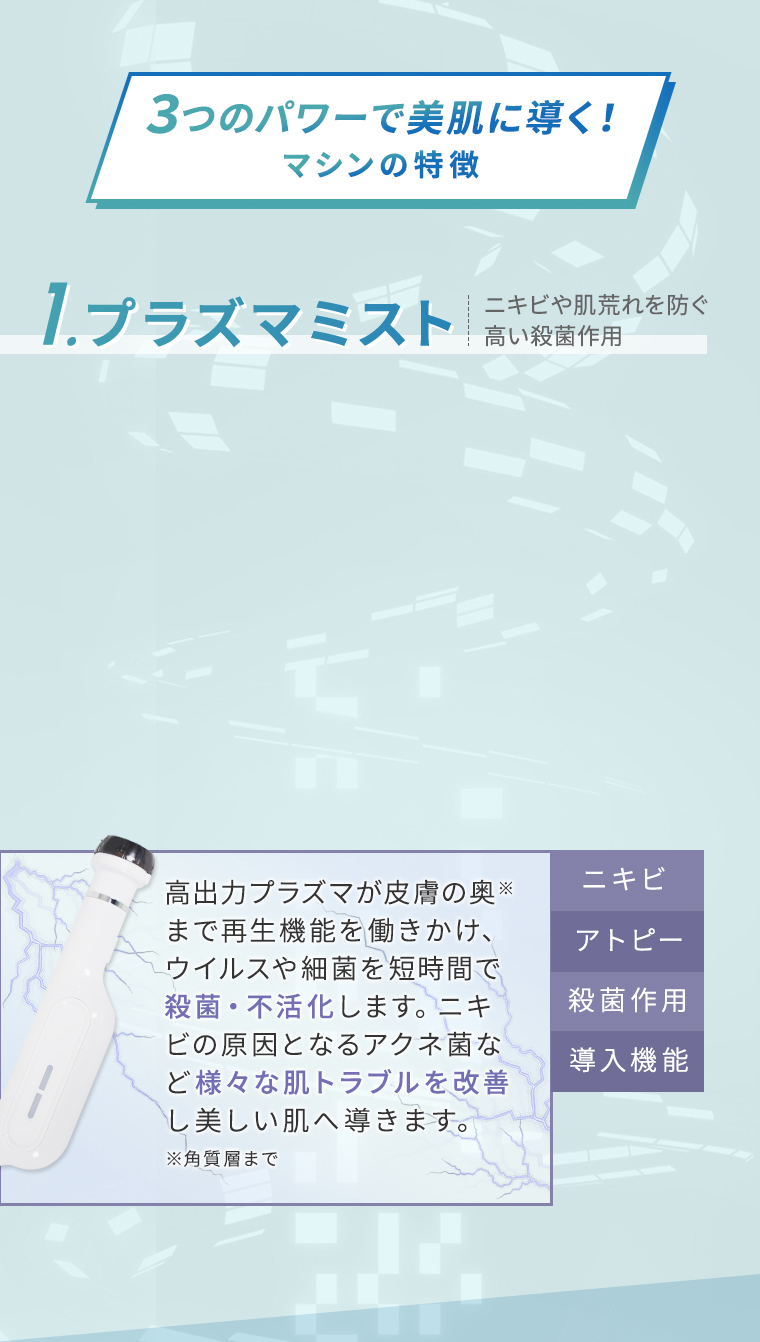 炭酸パック×プラズマで劇的肌再生